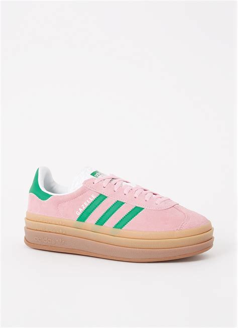 adidas roze van haren|(adidas) Roze leren sneaker VL COURT BOLD van Roze.